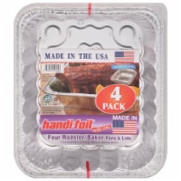 Handi-foil® Cook-n-Carry Roaster/Baker Disposable Pans & Lids - Silver Perspective: Main