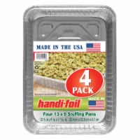 Handi-foil® Poultry Pans with Lids, 4 pk / 9.3 x 9.3 in - Fry's Food Stores