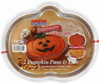 Handi-Foil Foilabrations® Cook-n-Carry Pumpkin-Shaped Disposable Pan with Lid Perspective: Main