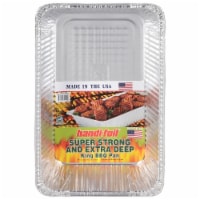 Handi-foil® Super Strong/Extra Deep King BBQ Disposable Pan Perspective: Main