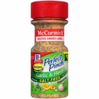 McCormick Perfect Pinch Salt Free Garlic & Herb Seasoning Shaker Perspective: Main
