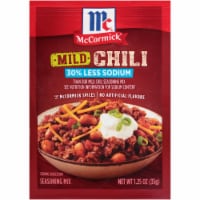 McCormick® Less Sodium Mild Chili Seasoning Mix