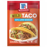 McCormick 30% Less Sodium Taco Seasoning Mix