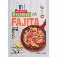 McCormick® Non GMO Gluten Free Organics Fajita Seasoning Mix