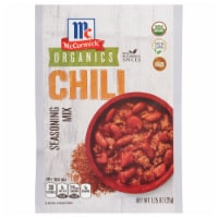 McCormick® Organic Non GMO Gluten Free Chili Seasoning Mix Perspective: Main