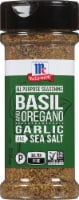McCormick Basil Oregano Garlic and Sea Salt All Purpose Seasoning Shaker Perspective: Main