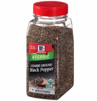 McCormick Coarse Ground Organic Pepper Black, 12.75 OZ