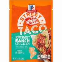 McCormick® Street Tacos Southwest Ranch Chicken Seasoning Mix