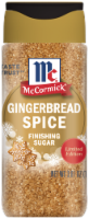 McCormick® Gingerbread Spice Finishing Sugar Perspective: Main