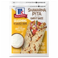 McCormick Shawarma Pita & Garlic Sauce Seasoning & Sauce Duo Perspective: Main