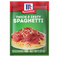 McCormick Thick And Zesty Spaghetti Sauce Seasoning Mix Perspective: Main