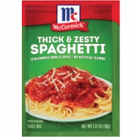 McCormick Thick And Zesty Spaghetti Sauce Seasoning Mix Perspective: Main