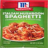 McCormick® Italian Mushroom Spaghetti Sauce Mix