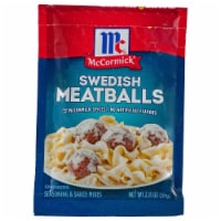 McCormick Swedish Meatballs Seasoning & Sauce Mixes Perspective: Main