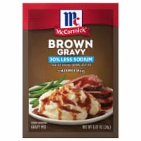 McCormick® Less Sodium Brown Gravy Mix