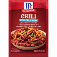 McCormick Less Sodium Chili Seasoning Mix Perspective: Main