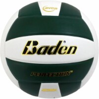 Baden 1460095 Perfection Leather Volleyball, Green & White