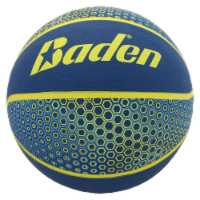 Baden® Rubber Basketball Hex - Yellow/Blue Perspective: Main