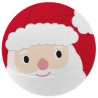 Baden Polystuffed Basketball - Santa Perspective: Main