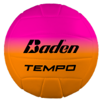 Baden Tempo Mini Volleyball - Pink & Orange Perspective: Main