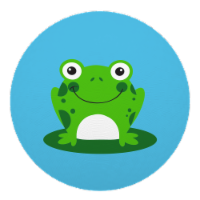 Baden 8.5-Inch Playground Ball - Blue Frog Perspective: Main