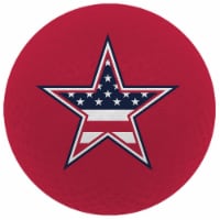 Baden Star Flag Playground Ball - Red Perspective: Main
