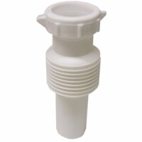 Lasco 1-1/4 In. OD White Plastic Extension Tube 03-4315