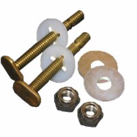 Lasco 5/16 In. x 2-1/4 In. Heavy-Duty Brass Toilet Bolts 04-3645