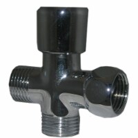 Lasco 1/2 In. Push Pull Dual Flow Brass Shower Diverter 08-2011