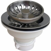 Lasco 3-1/2 In. Heavy-Duty Basket Strainer Assembly, Satin Nickel 03-1059SN