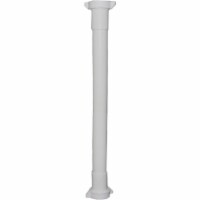 Lasco 1-1/4 In. OD x 16 In. L White Plastic Double-End Extension Tube 03-4347