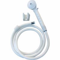 Lasco 1-Spray 2.5 GPM Handheld Shower Head, White 83011W