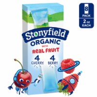 Stonyfield® Organic Kids Berry & Cherry Lowfat Yogurt Tubes