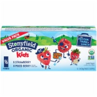 Stonyfield® Organic Kids Strawberry & Mixed Berry Lowfat Yogurt Tubes Variety Pack