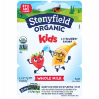 Stonyfield® Organic Kids Strawberry Banana Whole Milk Yogurt Cups Perspective: Main