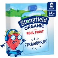Stonyfield Organic Kids Reduced Fat Yogurt Pouches, Strawberry Perspective: Main
