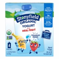 Stonyfield® Organic Kids Lowfat Strawberry Banana Yogurt Pouches