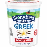 Stonyfield® Organic Vanilla Bean Whole Milk Greek Yogurt Perspective: Main