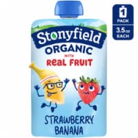 Stonyfield Organic® Kids Strawberry Banana Lowfat Yogurt Pouch