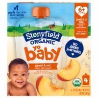 Stonyfield Organic® Yo Baby® Peach & Oat Whole Milk Yogurt