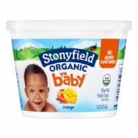 Stonyfield Organic YoBaby Whole Milk Baby Yogurt, Mango, 16oz Perspective: Main