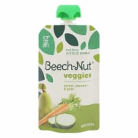 Beech-Nut® Veggies On-The-Go™ Stage 2 Carrot Zucchini & Pear Baby Food Pouch Perspective: Main