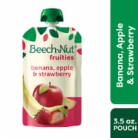 Beech-Nut® Fruities Stage 2 Banana Apple & Strawberry Baby Food Pouch Perspective: Main