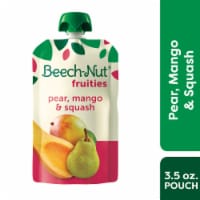 Beech-Nut Fruities Stage 2 Pear Mango & Squash Baby Food Pouch Perspective: Main
