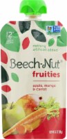Beech-Nut Fruities On-The-Go Apple Mango & Carrot Puree Stage 2 Baby Food Perspective: Main