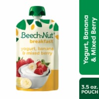 Beech-Nut® Breakfast Yogurt Banana & Mixed Berry Blend Stage 4 Baby Food Pouch