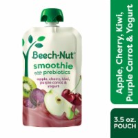 Beech-Nut Smoothie + Prebiotics for Toddlers, Apple Cherry Kiwi Purple Carrot & Yogurt Perspective: Main