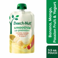 Beech-Nut Smoothie + Prebiotics for Toddlers, Banana Mango Passion Fruit & Yogurt Perspective: Main