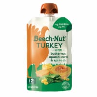 Beech-Nut® Turkey Butternut Sqush Corn & Spinach Stage 2 Baby Food Pouch Perspective: Main