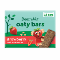 Beech-Nut Oaty Bars with Fruit & Whole Grain Strawberry Toddler Snack Bar Perspective: Main